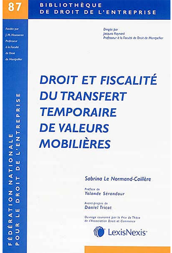 Droit et Commerce Prix 2013 - Sabrina Le Normand-Caillère